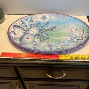 NWT Set of two oversized Melamine Platters